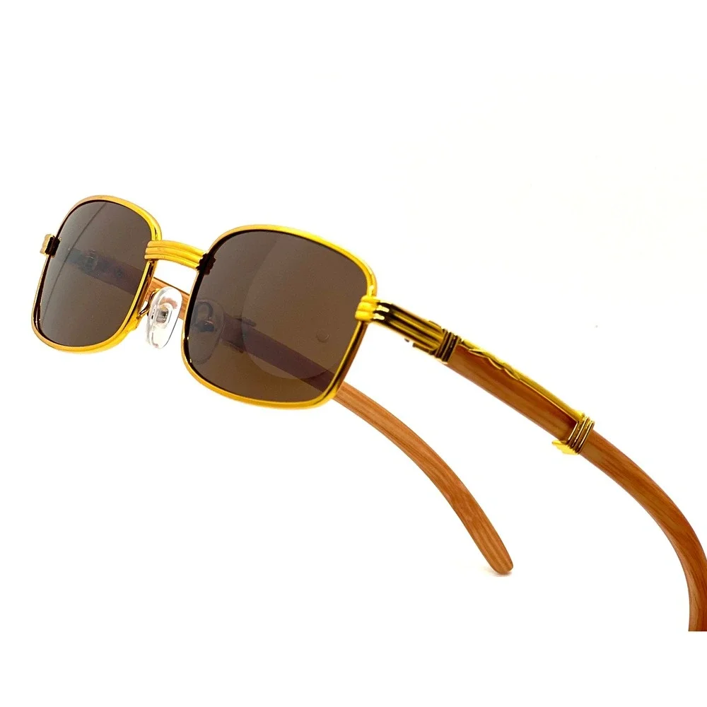 Gangster rapper equipped 100% UV400 Luxury Retro 90s Sunglasses Lentes Gafas Men